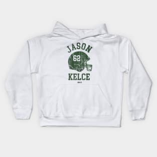 Jason Kelce Philadelphia Helmet Font Kids Hoodie